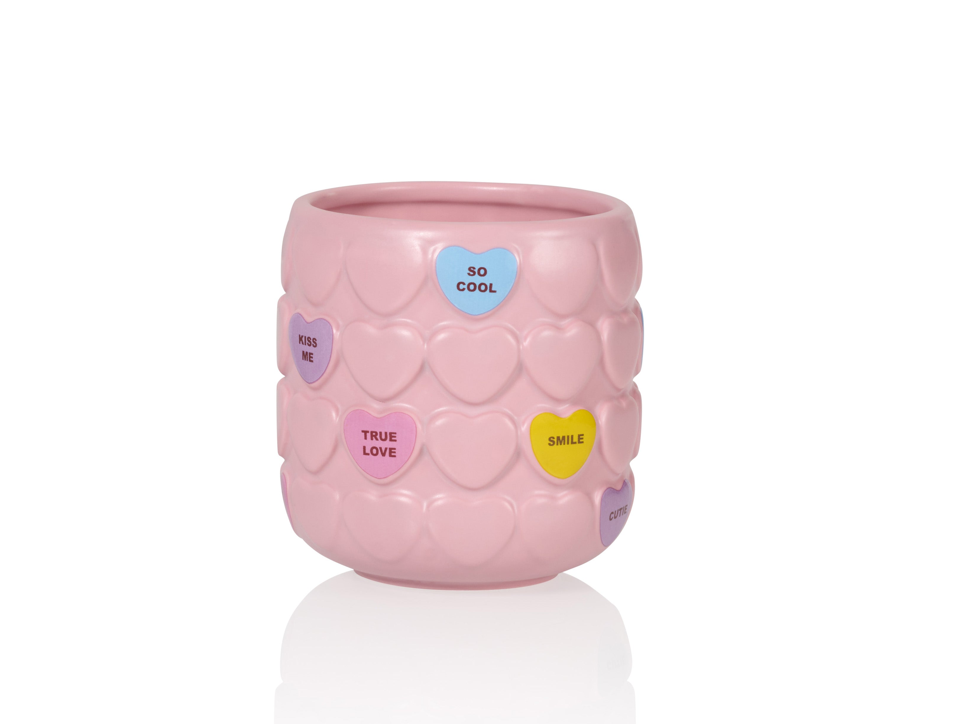 bitten-sweet-heart-tasse-c-ramique-rose-coeur-8-cm image 1