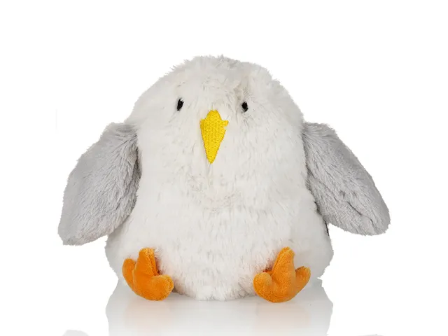 bitten-heatable-peluche-chauffante-mouette-lavande image 1