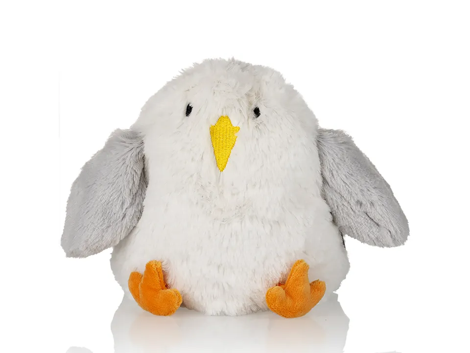 bitten-heatable-peluche-chauffante-mouette-lavande image 1