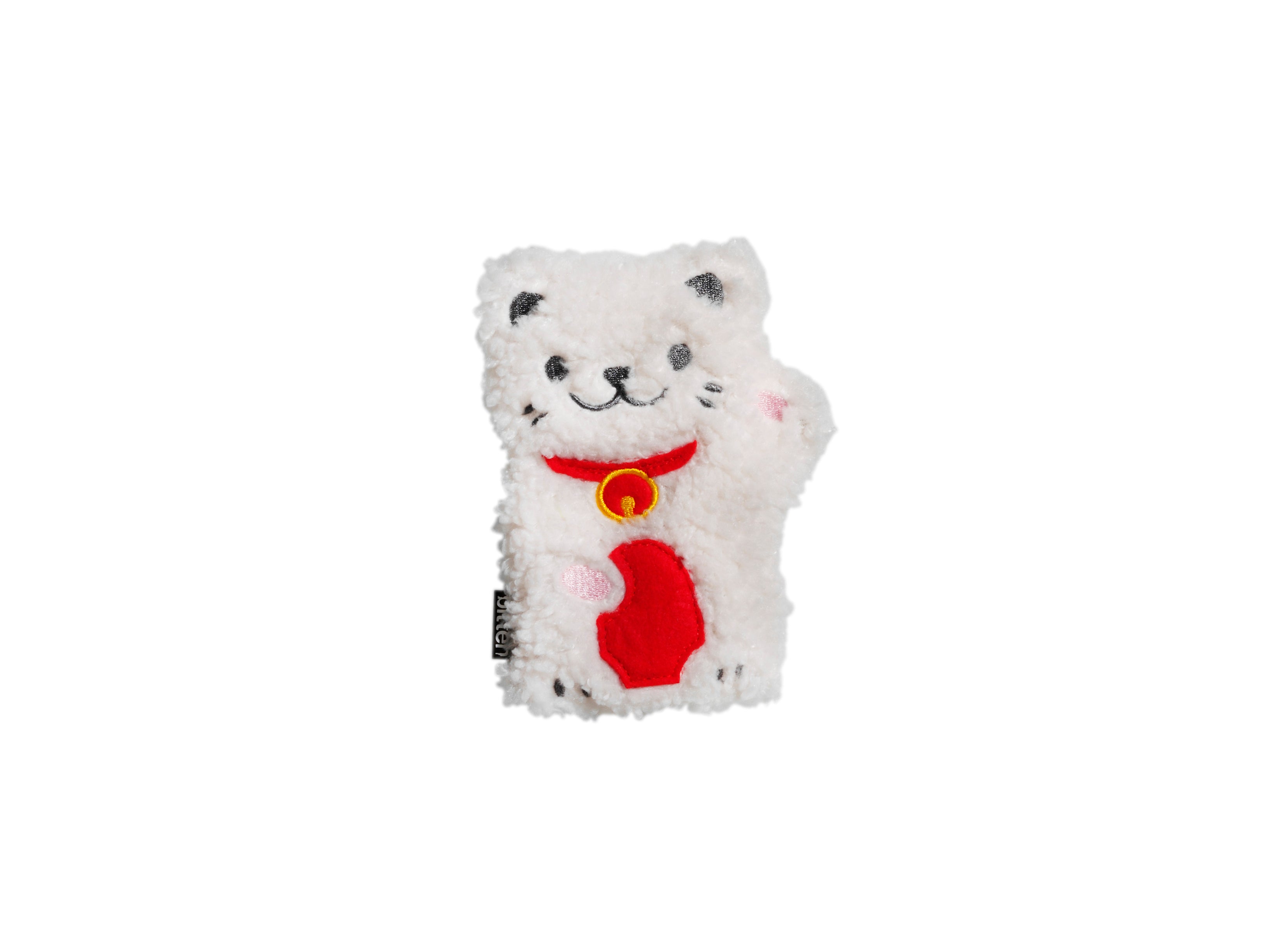 bitten-pocket-pal-lucky-cat-chauffe-mains-peluche-lavande image 1