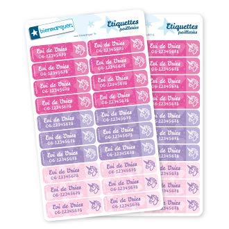 bienmarquer-tiquettes-paillet-es-diamant-pr-nom-40-unit-s-4-5cm image 2
