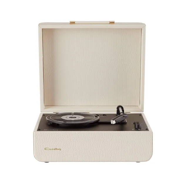 crosley-mercury-platine-vinyle-bluetooth-ivoire-3-vitesses image 1