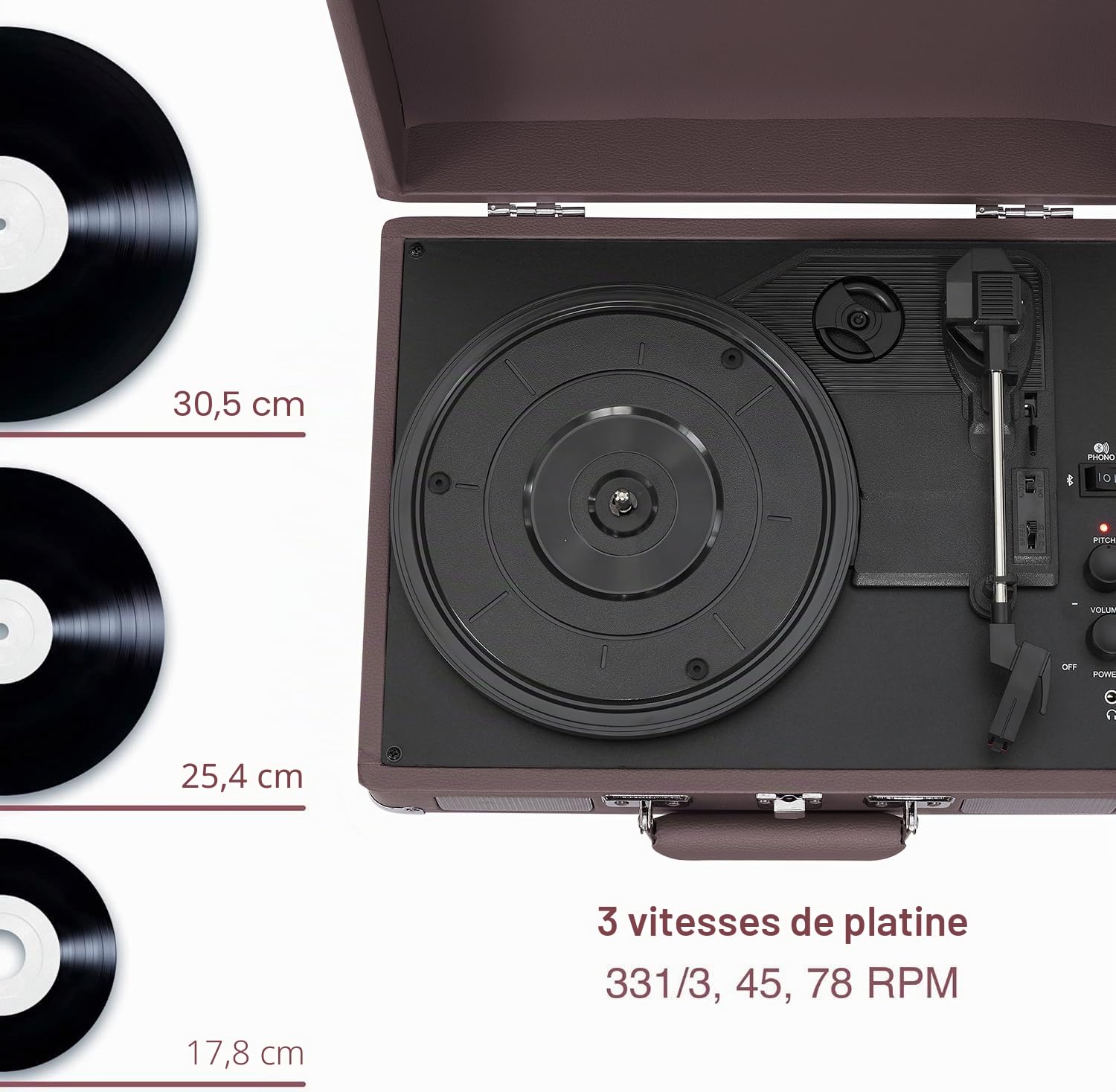 crosley-cruiser-plus-tourne-disque-valise-violet-cendr-bluetooth image 5