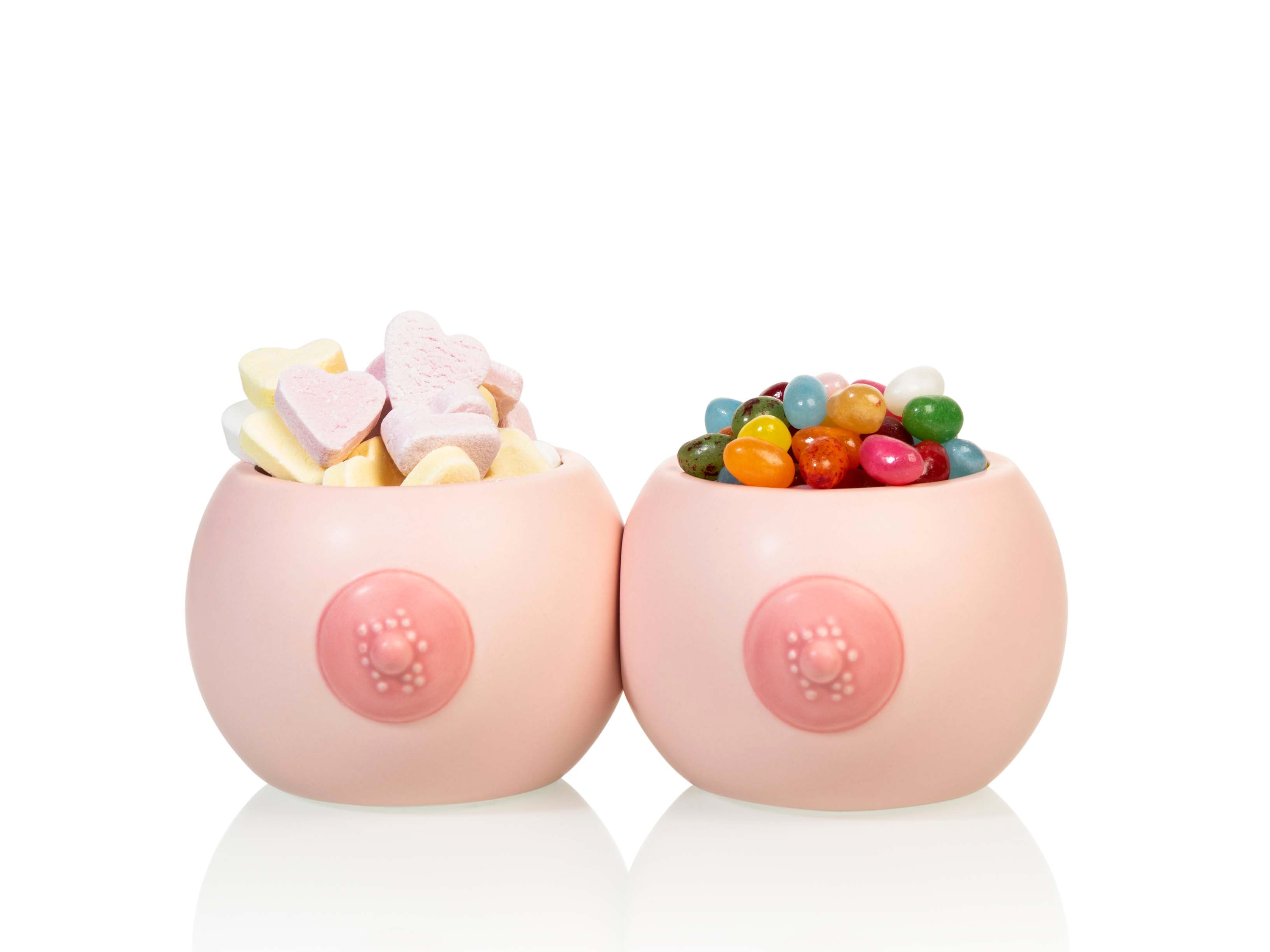 bitten-tableware-boob-cups-lot-2-tasses-seins-c-ramique image 1