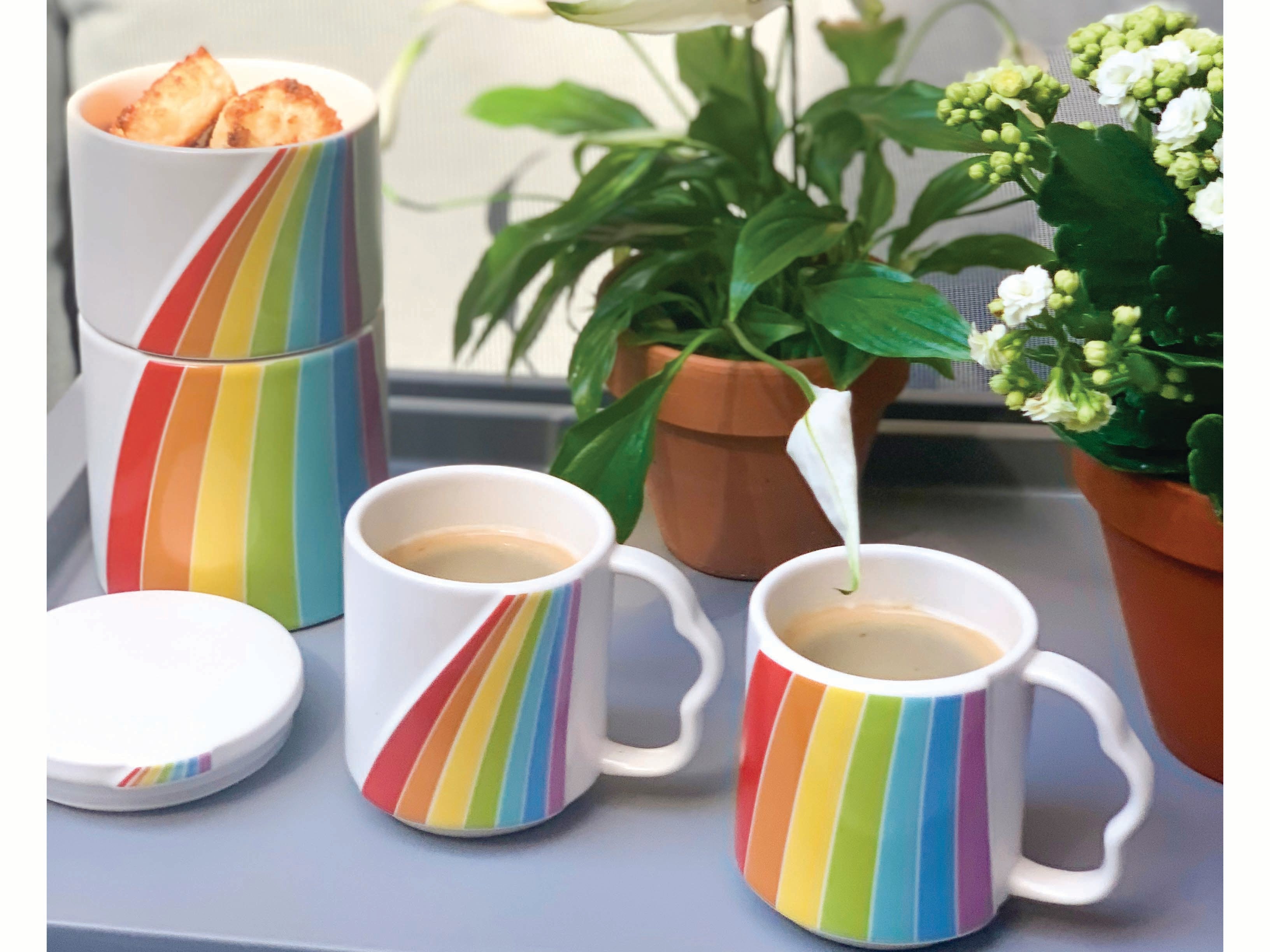 bitten-over-the-rainbow-lot-2-bocaux-empilables-couleur image 2