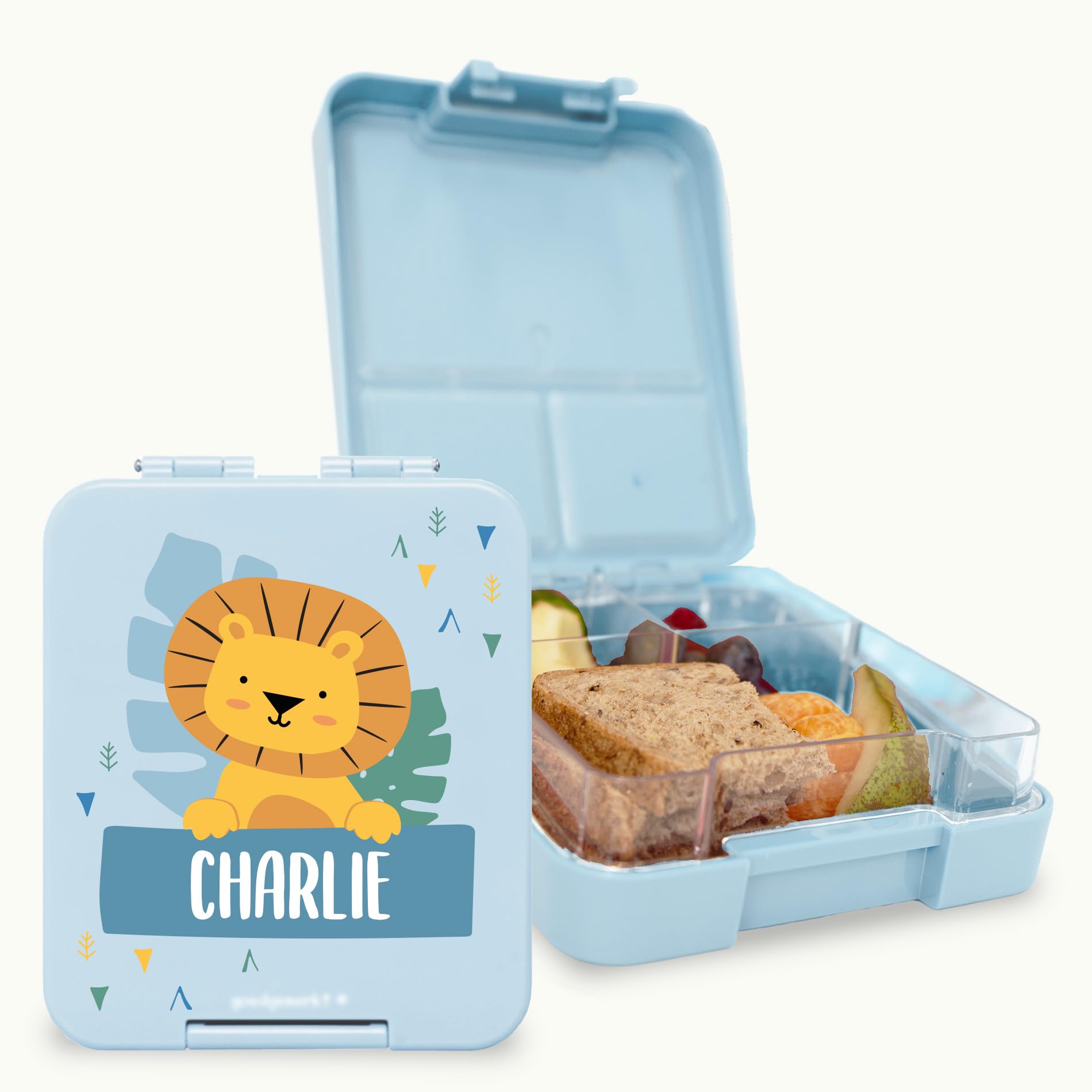 bienmarquer-lunch-box-enfant-bleu-clair-personnalis-e-pr-nom image 1