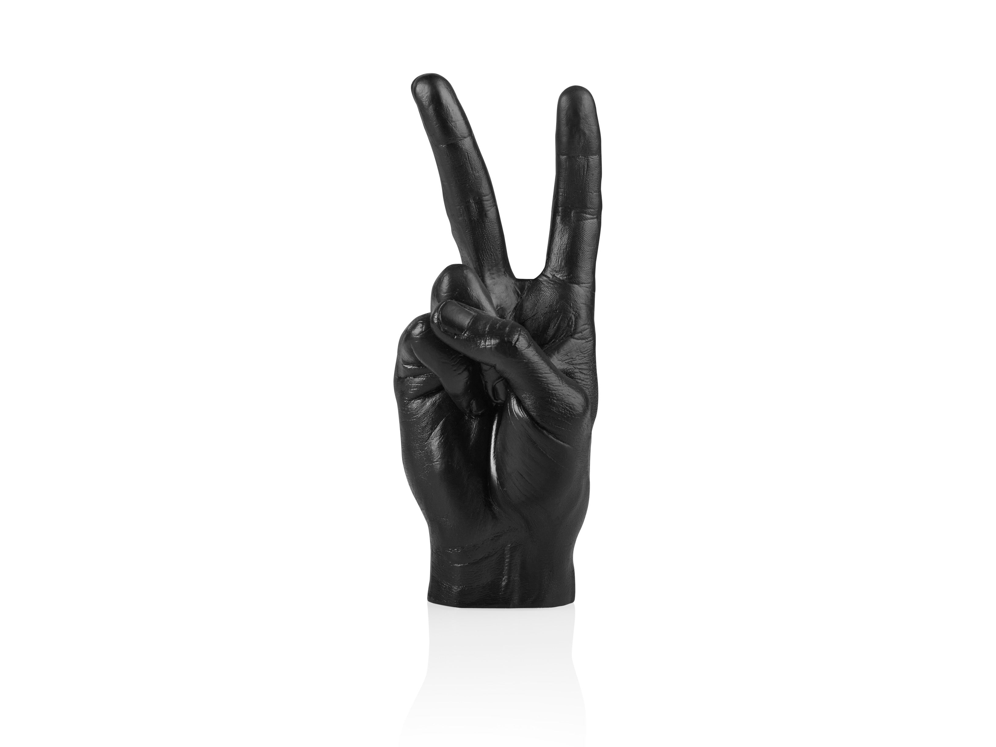 bitten-home-peace-sculpture-noire-20-cm-d-co-zen image 3