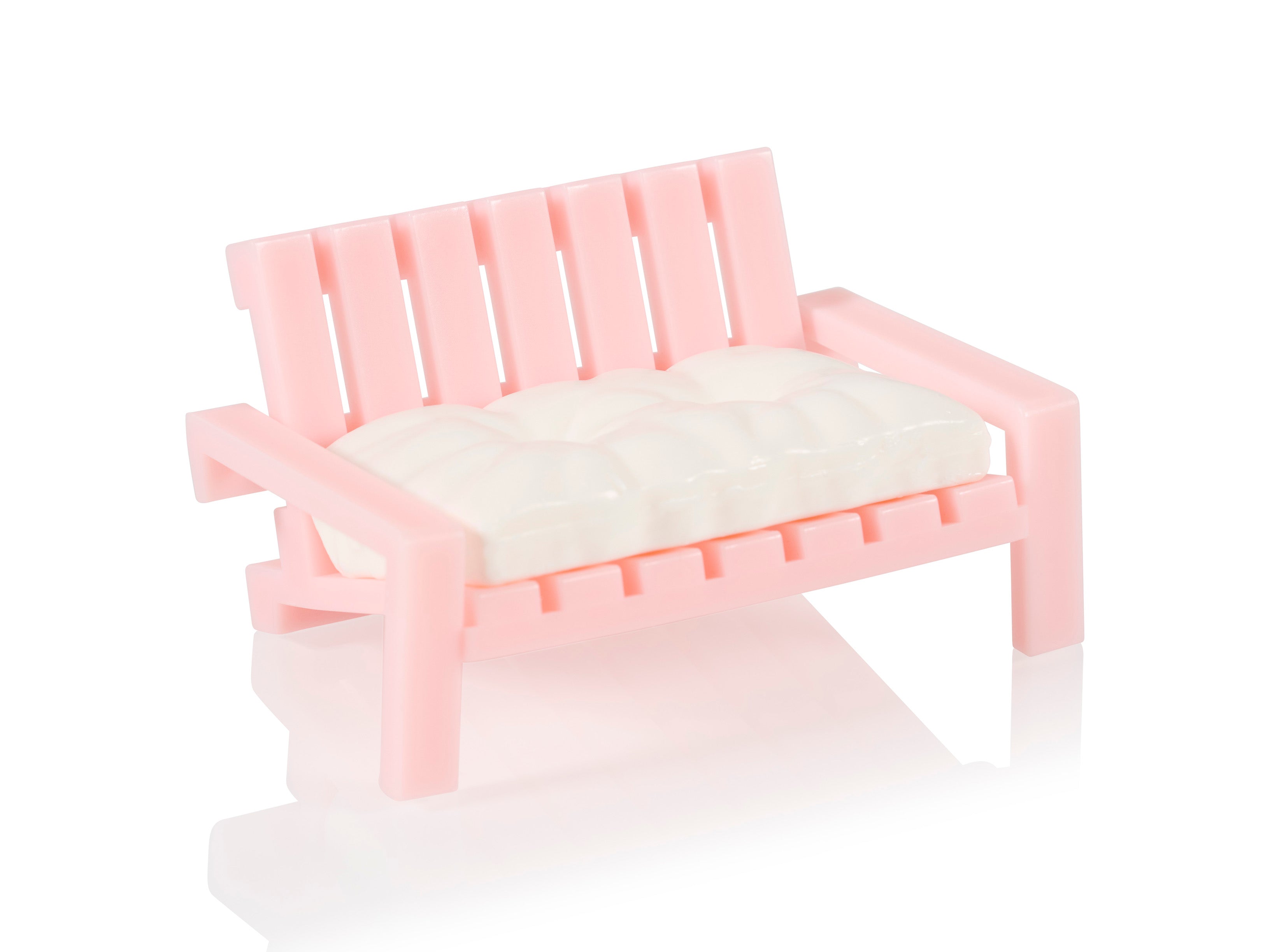bitten-home-soapy-bench-porte-savon-banc-rose-coquillage image 1