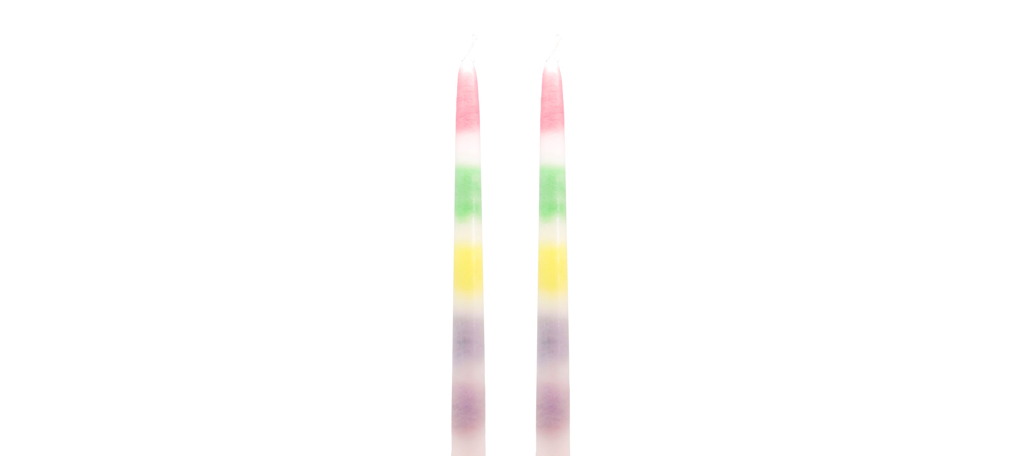 bitten-home-bougies-rainbow-drip-blanches-lot-de-2 image 3