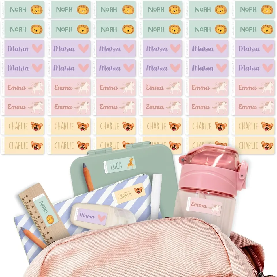 bienmarquer-tiquettes-autocollantes-pr-nom-unicorn-personnalisables image 1
