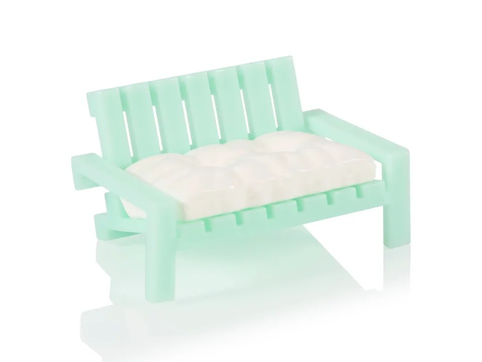 bitten-soapy-bench-porte-savon-banc-vert image 1