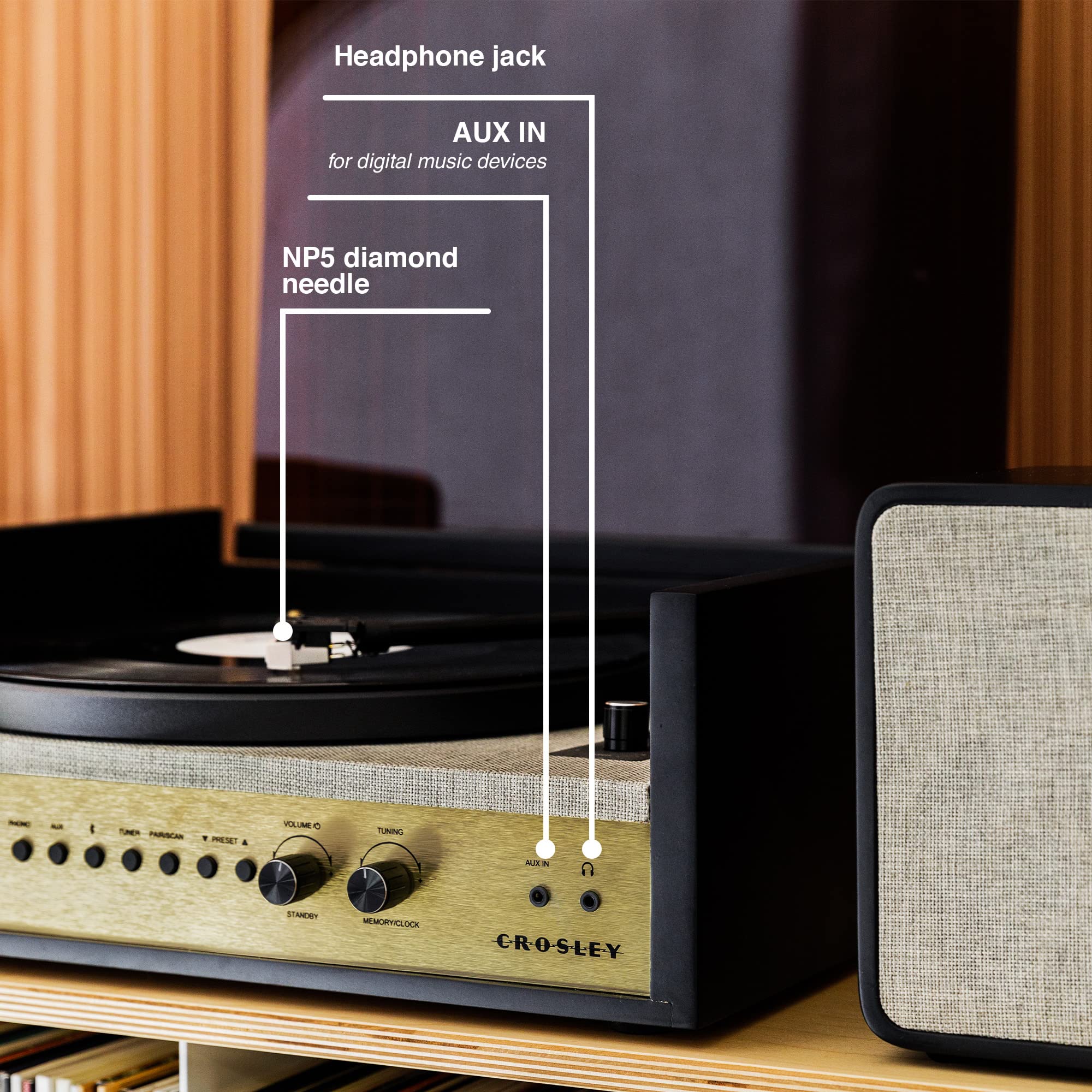 crosley-coda-platine-vinyle-bluetooth-noir-2-haut-parleurs image 6