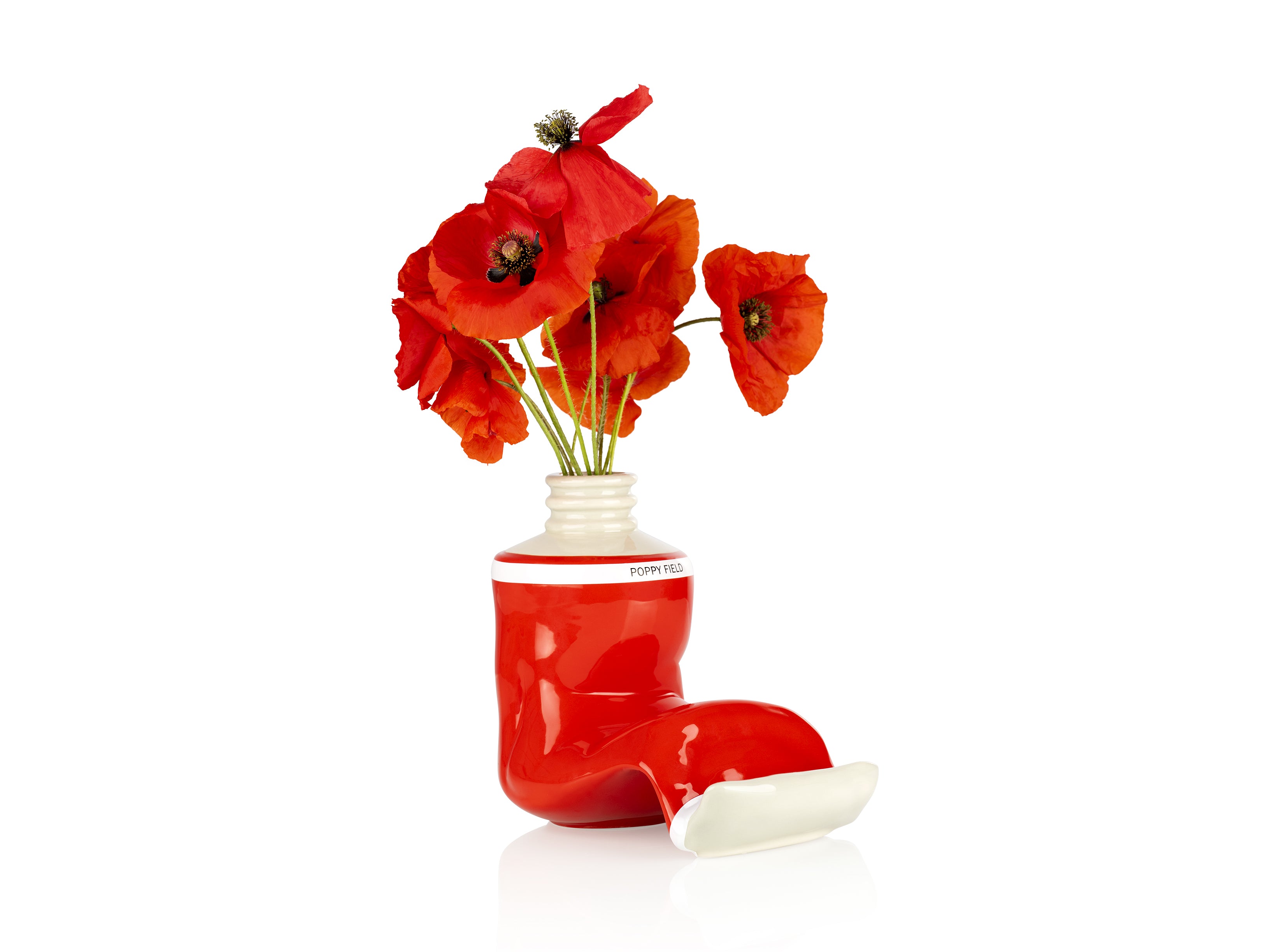 bitten-paint-tube-large-vase-tube-peinture-rouge-c-ramique image 4
