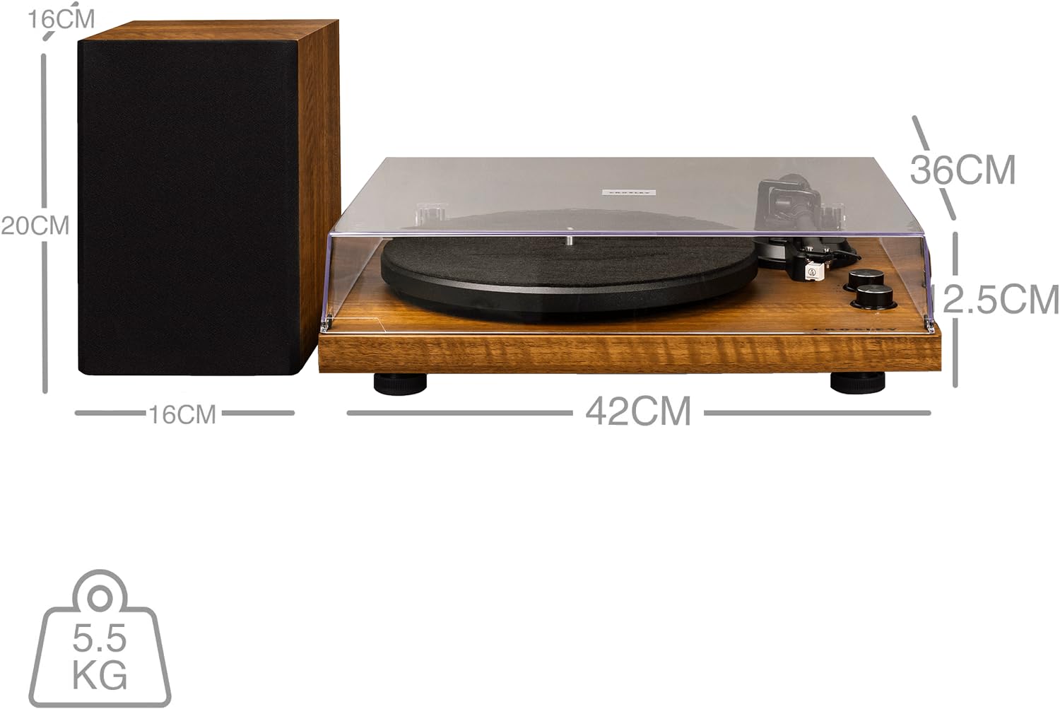 crosley-c62-tourne-disque-bluetooth-noyer-2-enceintes image 2