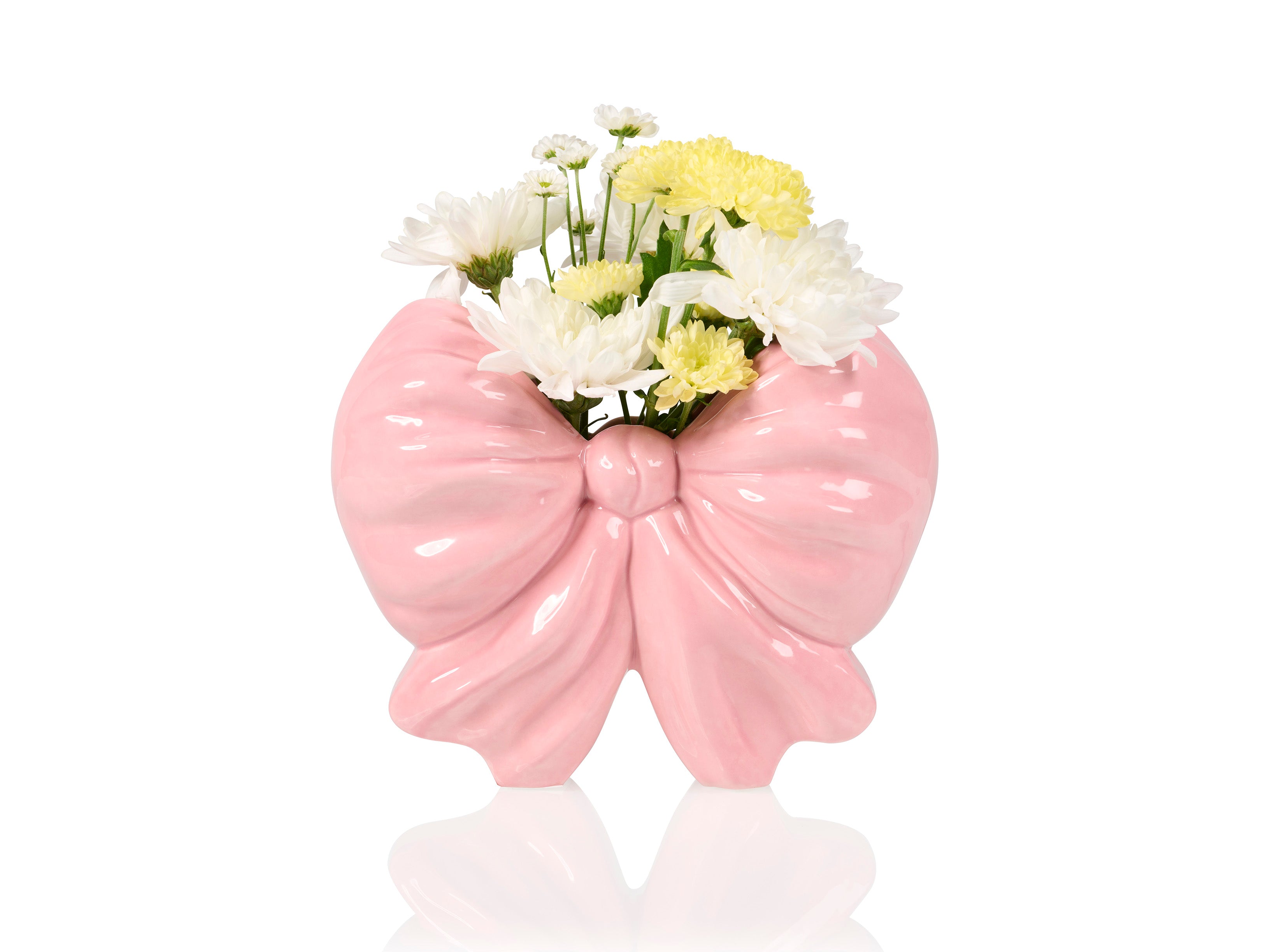 bitten-bow-vase-pink-vase-n-ud-rose-c-ramique image 1