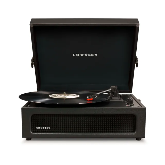 crosley-voyager-tourne-disque-valise-bluetooth-noir-3-vitesses image 1