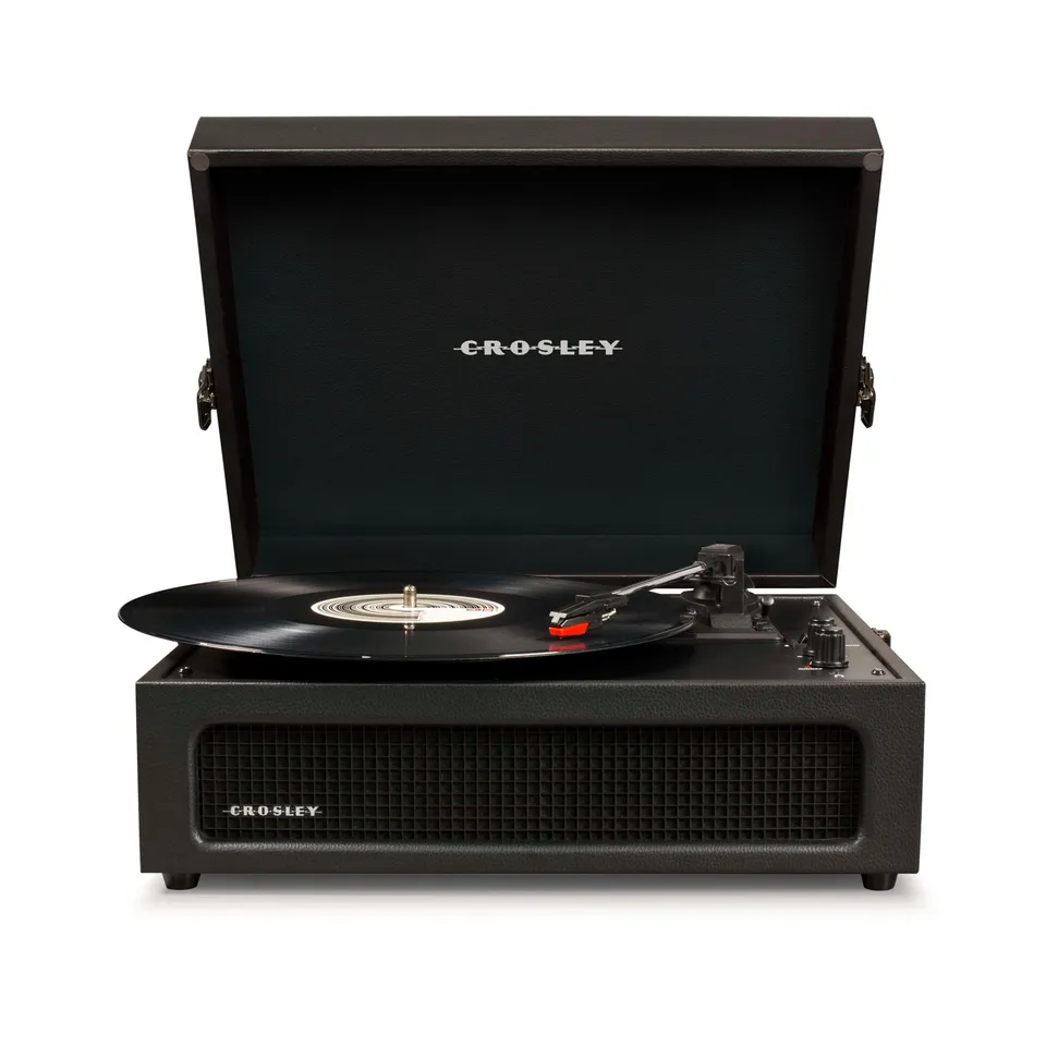 crosley-voyager-tourne-disque-valise-bluetooth-noir-3-vitesses image 1