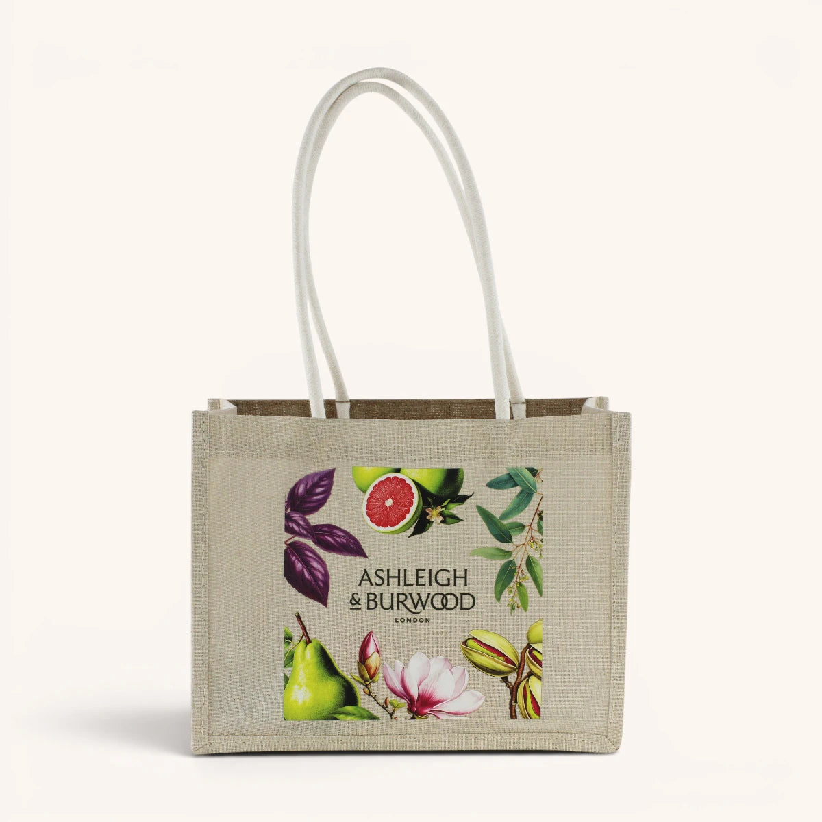 ashleigh-burwood-sac-shopping-jute-botanique-r-utilisable image 1