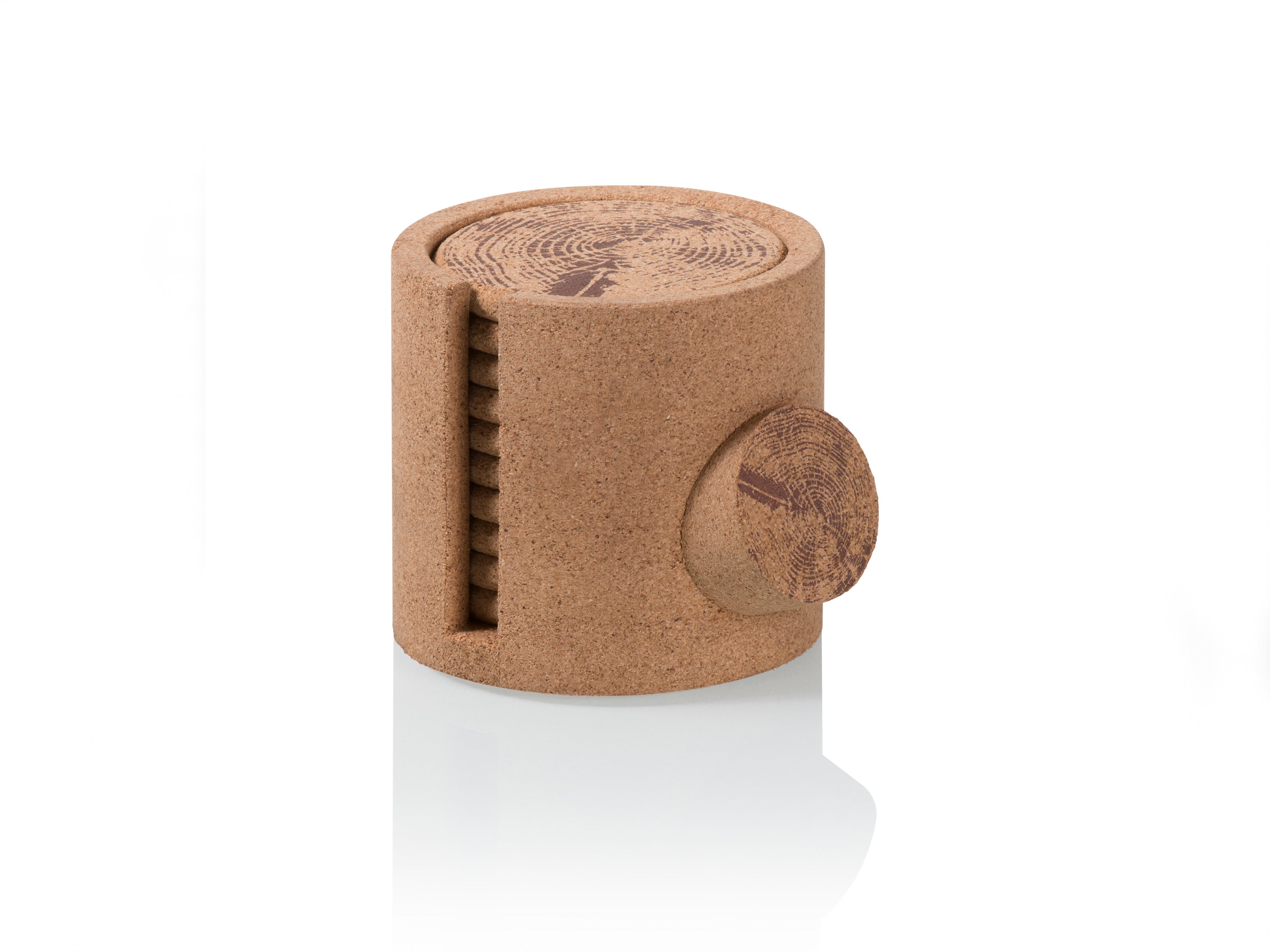 bitten-log-coasters-sous-verres-bois-lot-de-10 image 3