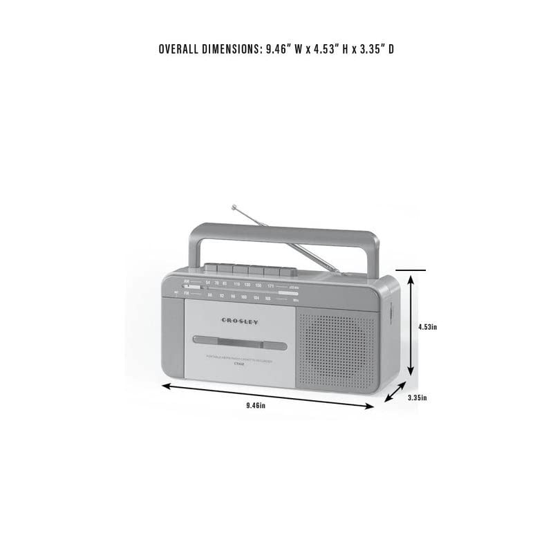 crosley-cassette-players-lecteur-cassette-bleu-gris-bluetooth image 8
