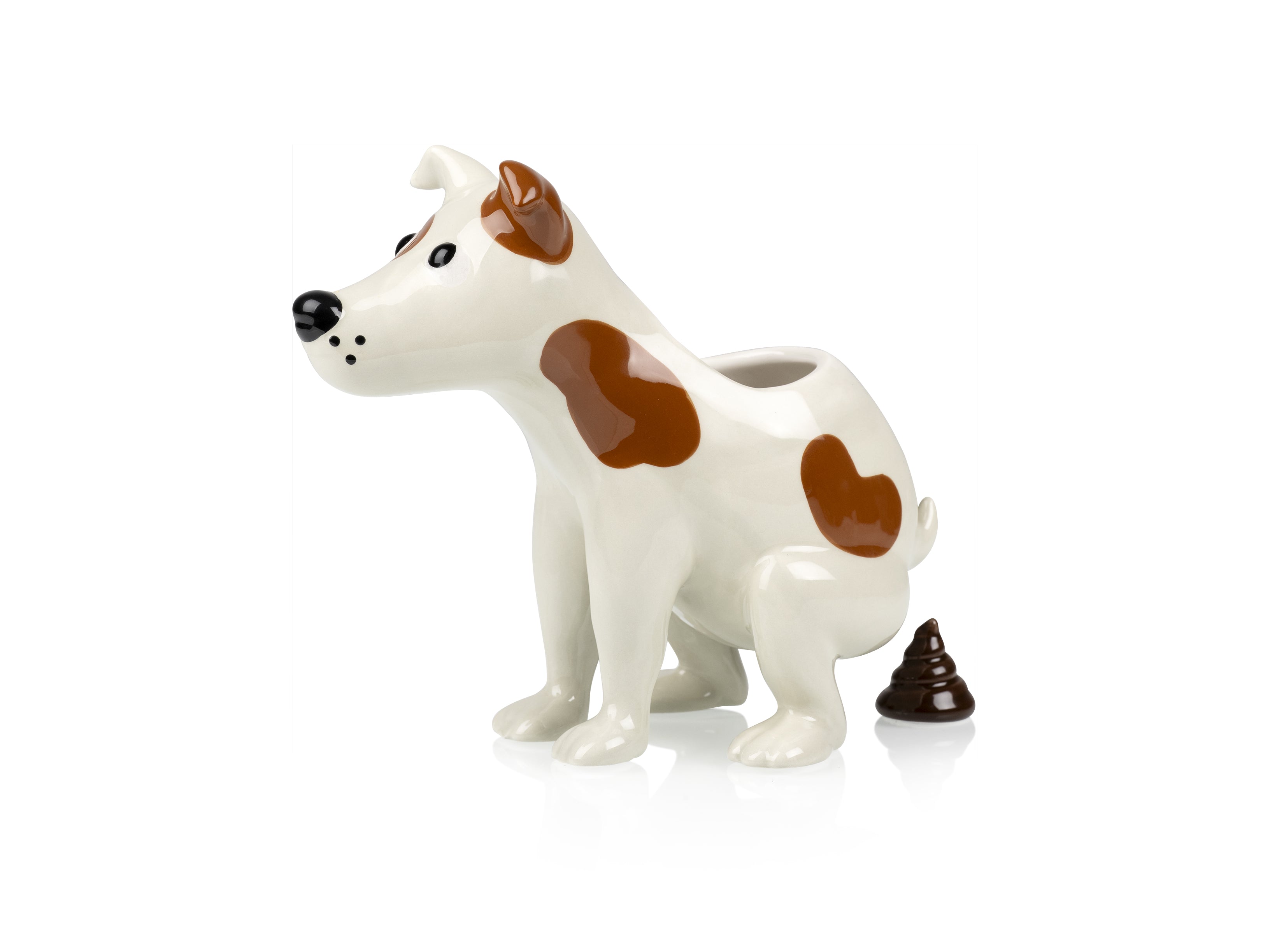 bitten-pooing-dog-cache-pot-chien-c-ramique-original image 4