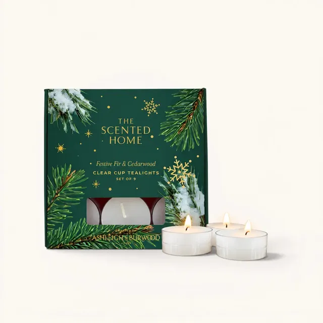 ashleigh-burwood-festive-fir-bougies-chauffe-plat-x9-sapin image 1