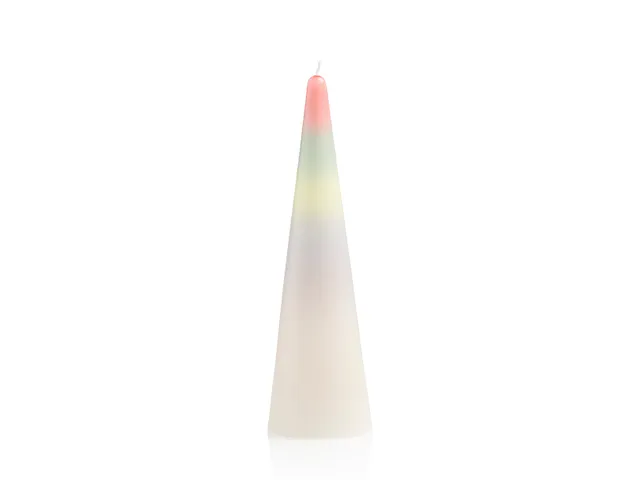 bitten-rainbow-cone-bougie-c-ne-arc-en-ciel image 1