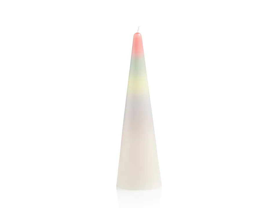 bitten-rainbow-cone-bougie-c-ne-arc-en-ciel image 1