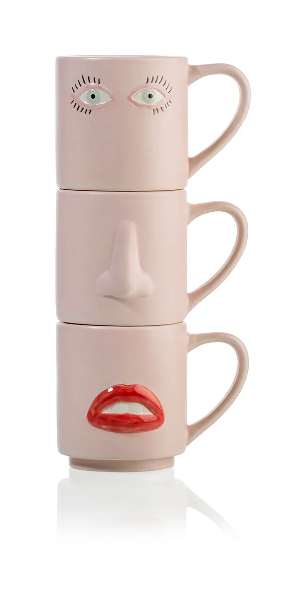 bitten-surreal-set-3-mugs-tasses-dali-original image 1