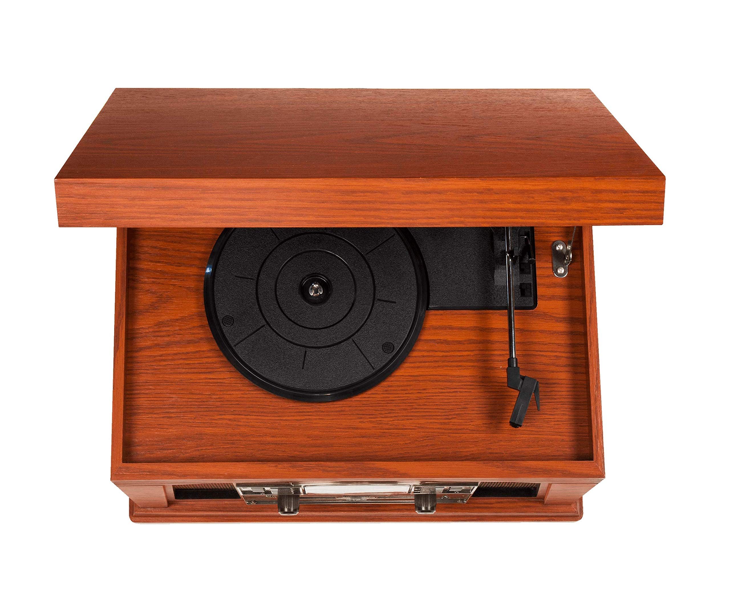 crosley-lancaster-platine-vinyle-bluetooth-paprika-cd-cassette image 6