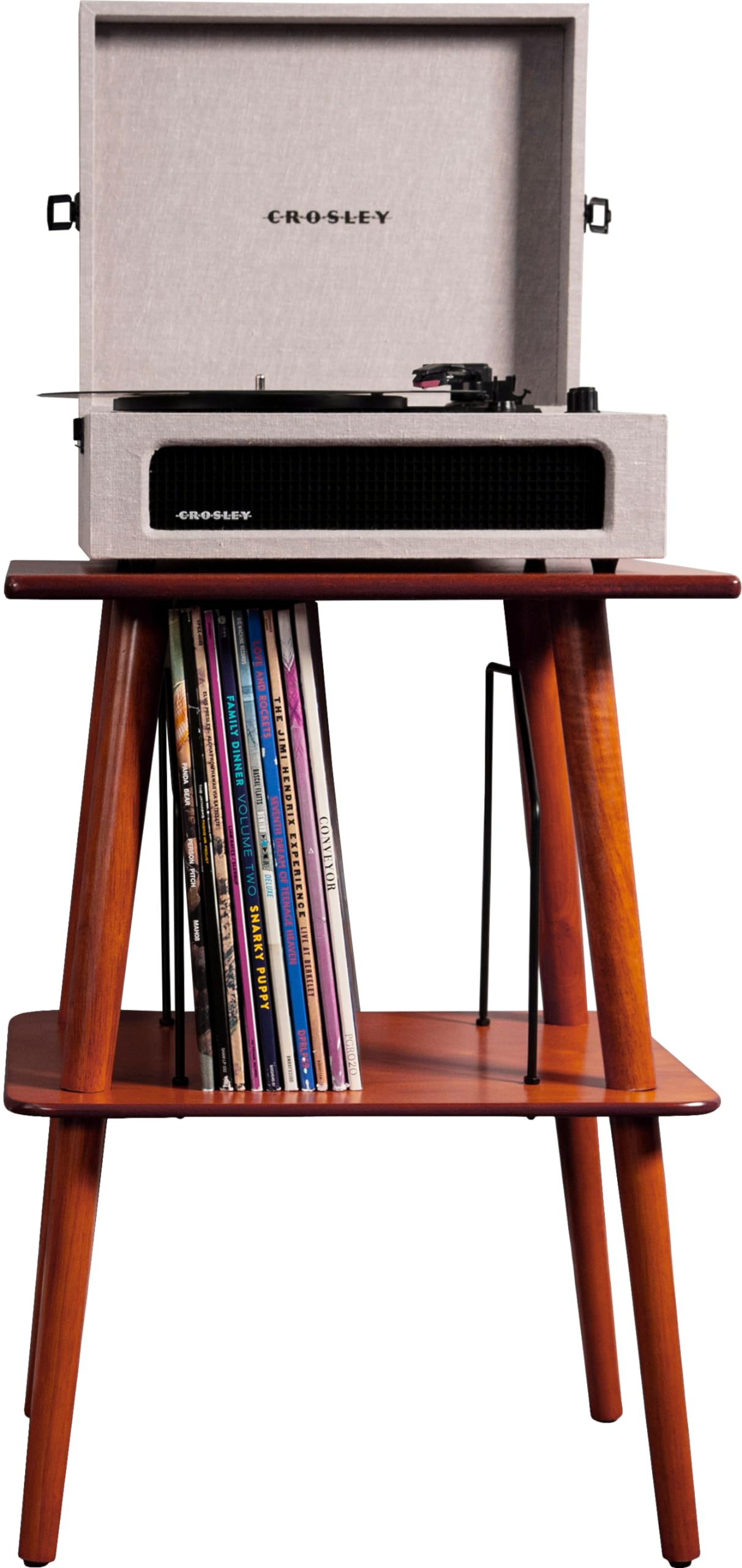 crosley-manchester-meuble-vinyle-paprika-bois image 5