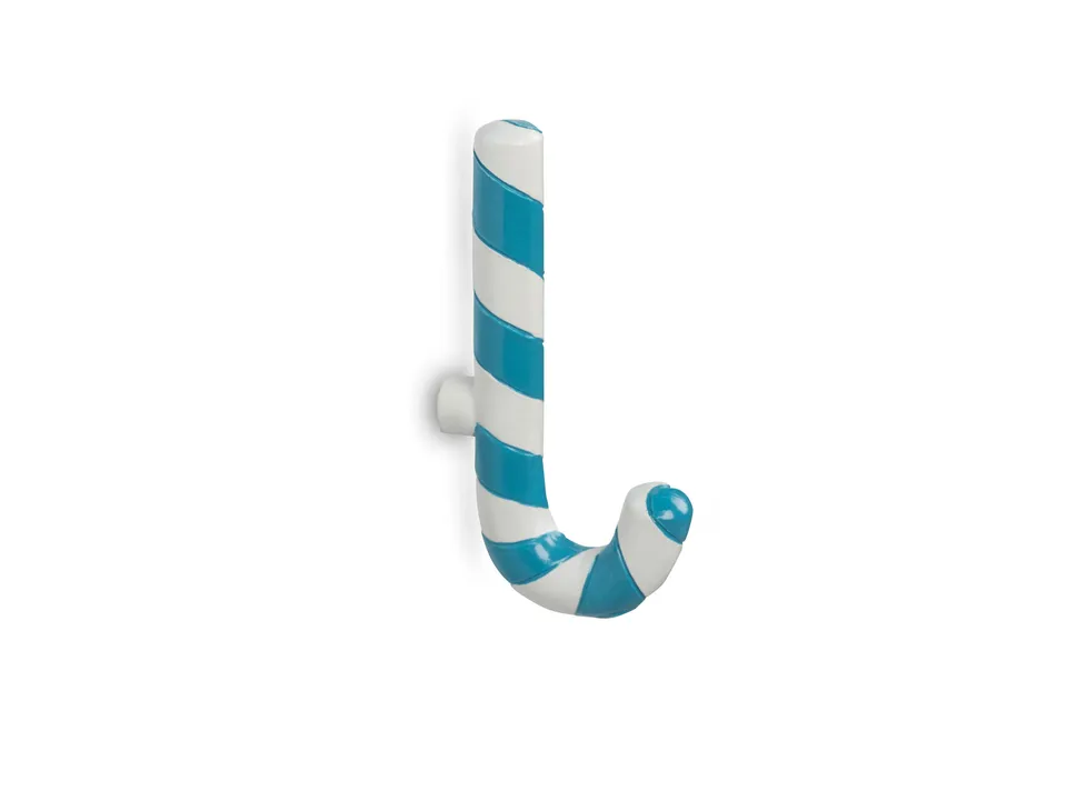 bitten-home-candy-cane-crocher-mural-turquoise-canne image 1