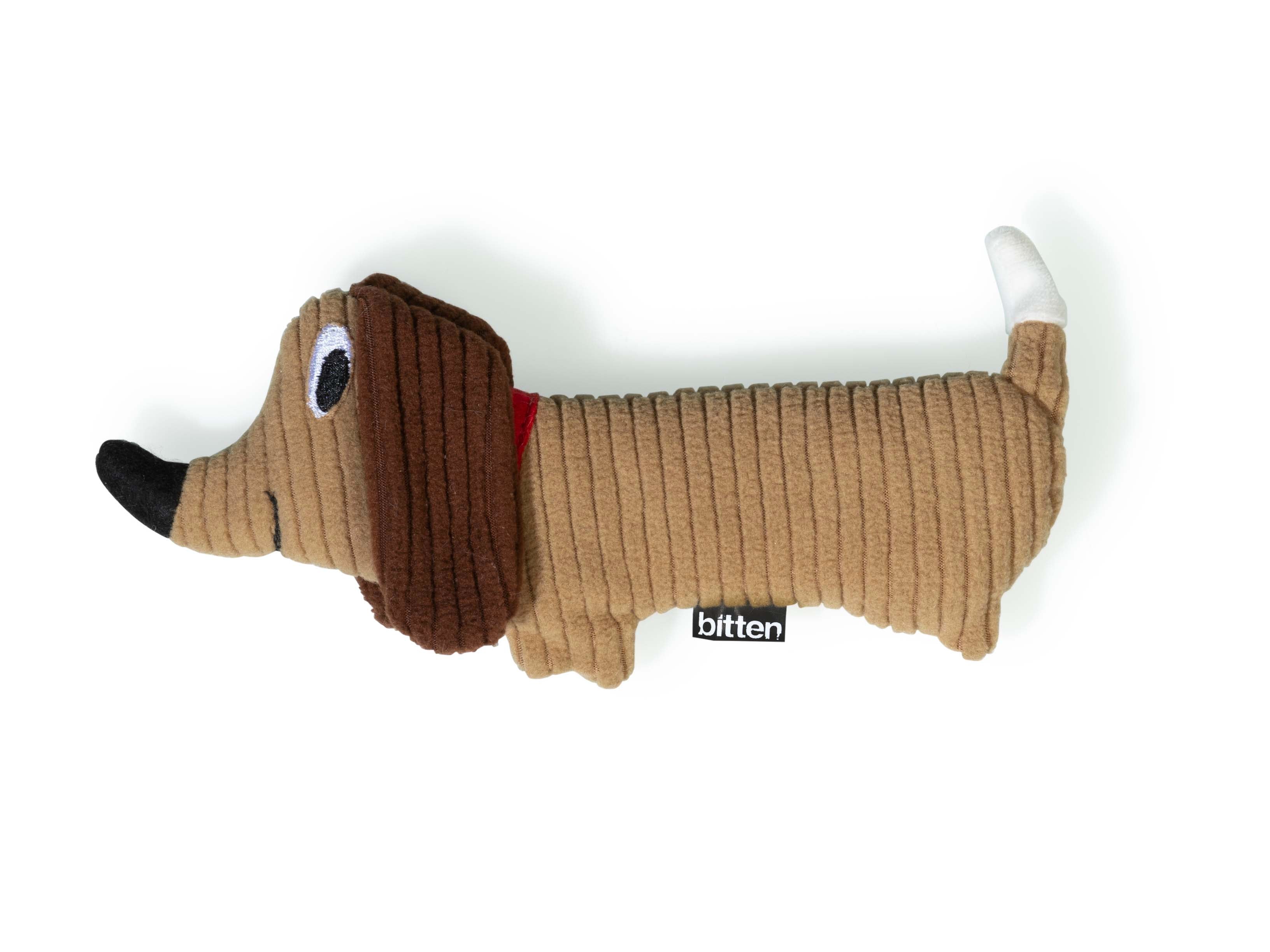 bitten-pocket-pal-chien-saucisse-bouillotte-peluche-lavande image 2