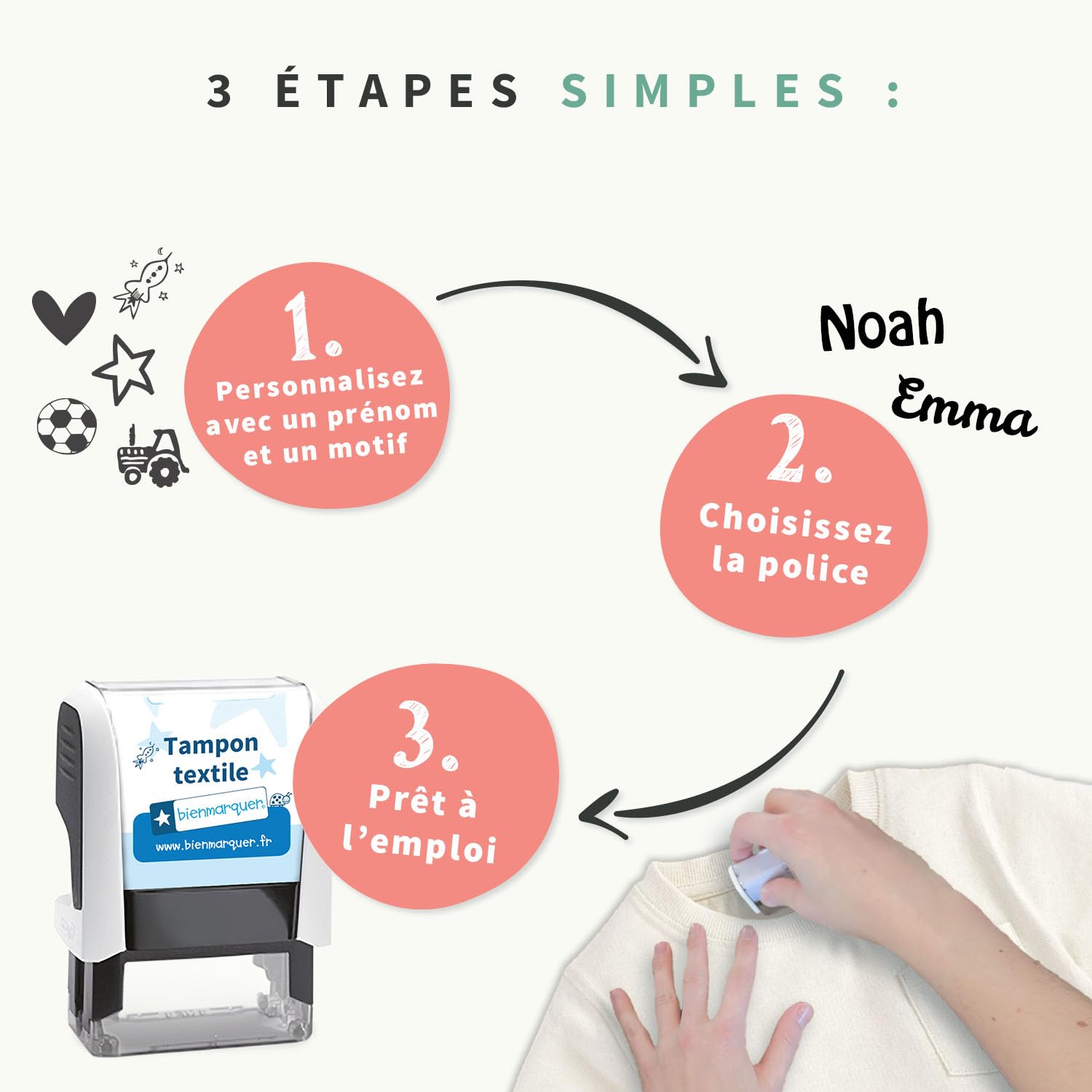 bienmarquer-tampon-v-tement-pr-nom-enfant-encre-lavable image 2