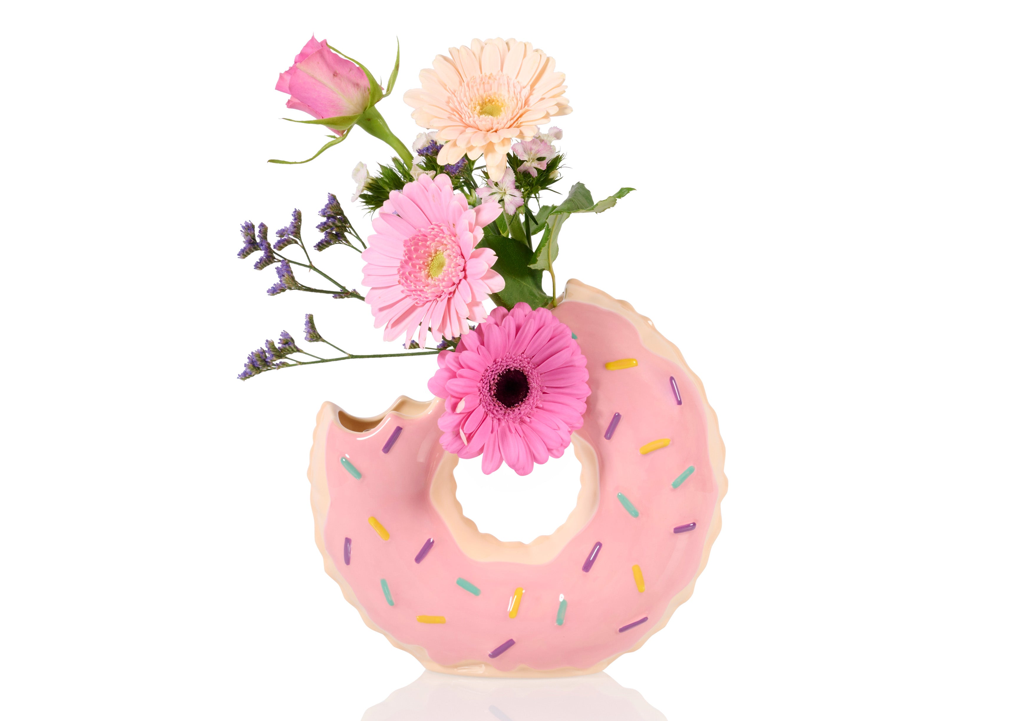 bitten-floaty-donut-vase-c-ramique-donut image 1